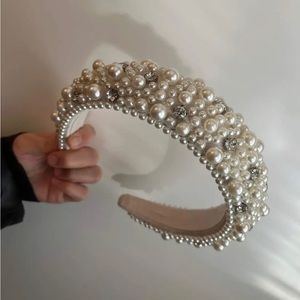 Pearl crystal headband